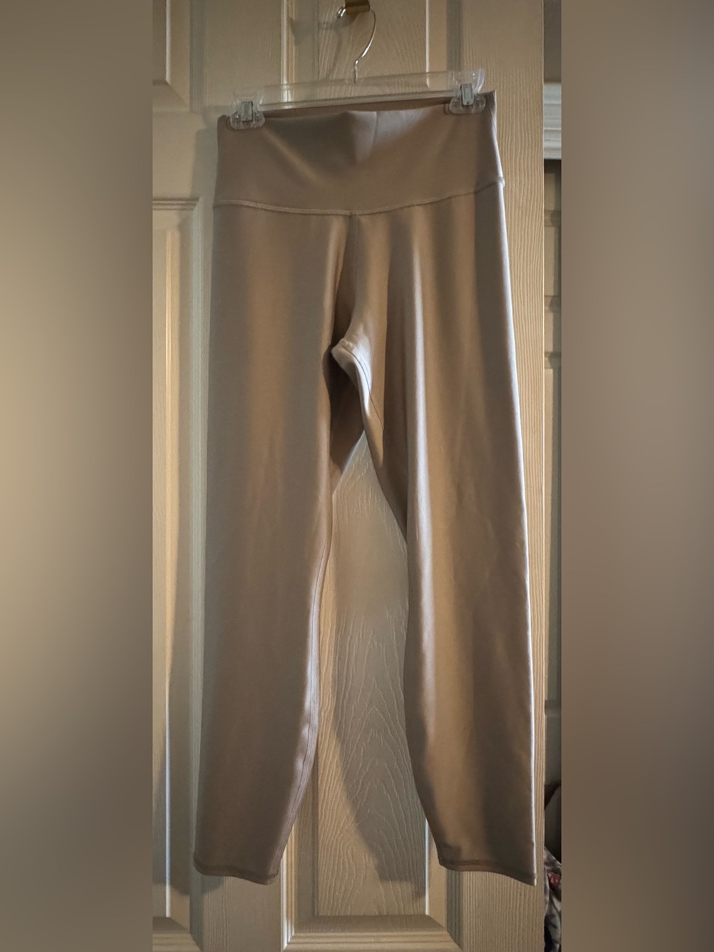 Alo Yoga High-Rise Tights in Beige